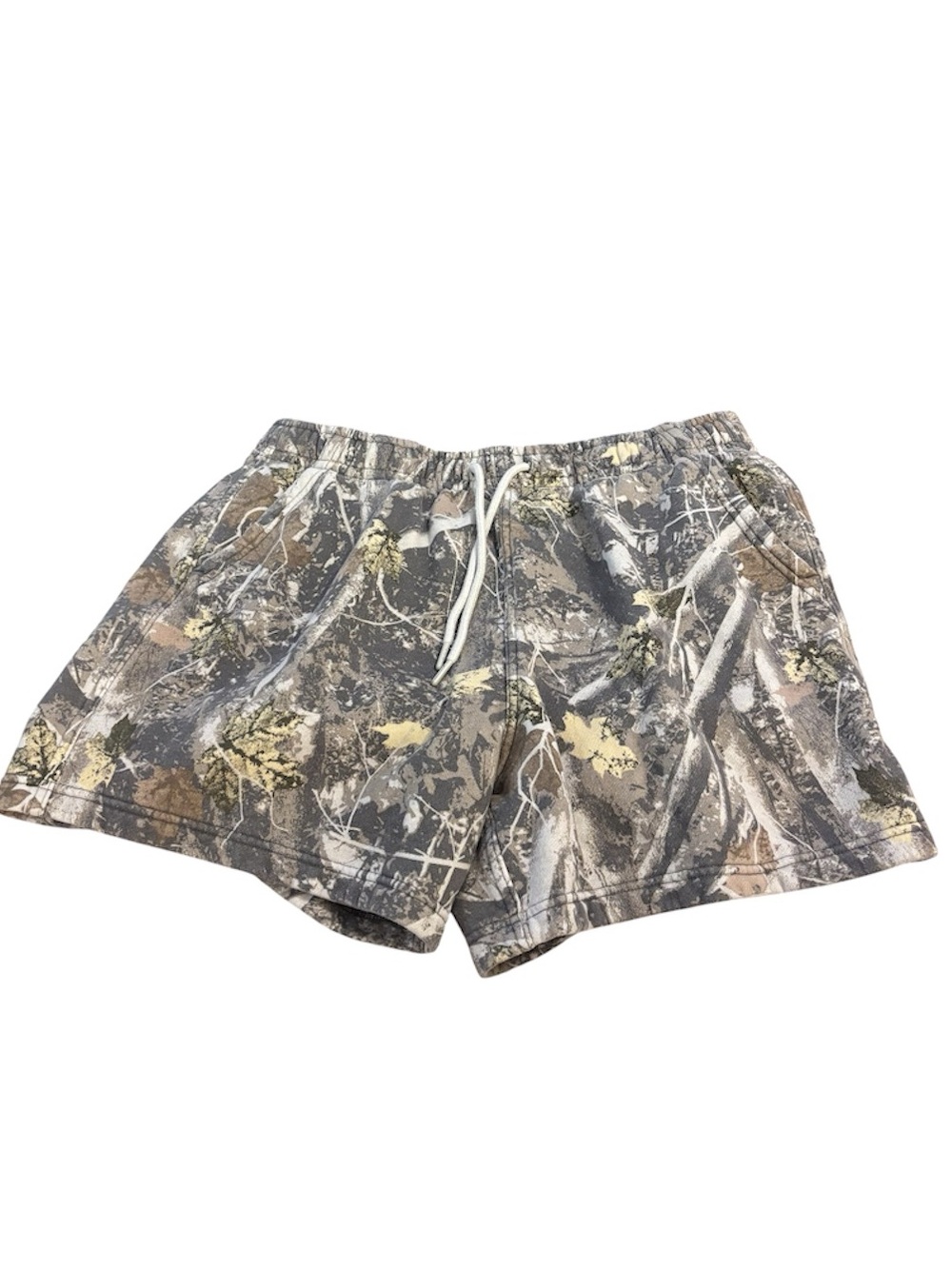 Abercrombie & Fitch Men's Camouflage Athletic Shorts - Gray, Brown, Tan